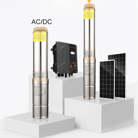 AC DC bürstenloser MPPT-Controller, elektrische Tiefbrunnen-Bohrloch-Tauch-Solarwasserpumpe