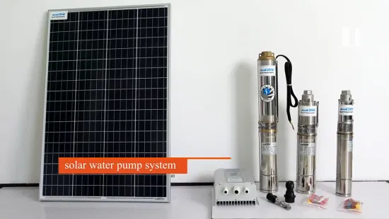 Mastra 3 Zoll 4 Zoll Edelstahl DC Solar Power Tauchbohrlochpumpen mit Schraubenlaufrad und Steuerkasten Tiefbrunnen-Solarwasserpumpe