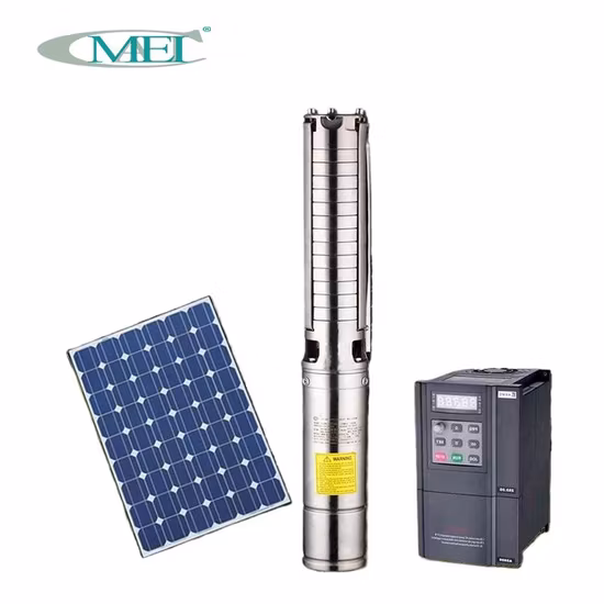 Mastra Ruirong 4-Zoll-Voll-Edelstahl-Hochdruck-Elektrobrunnenpumpen, Solar-AC-DC-Tauchbohrloch-Wasserpumpe
